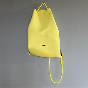 Triangl | NEW Neon Yellow Drawstring Neoprene Backpack